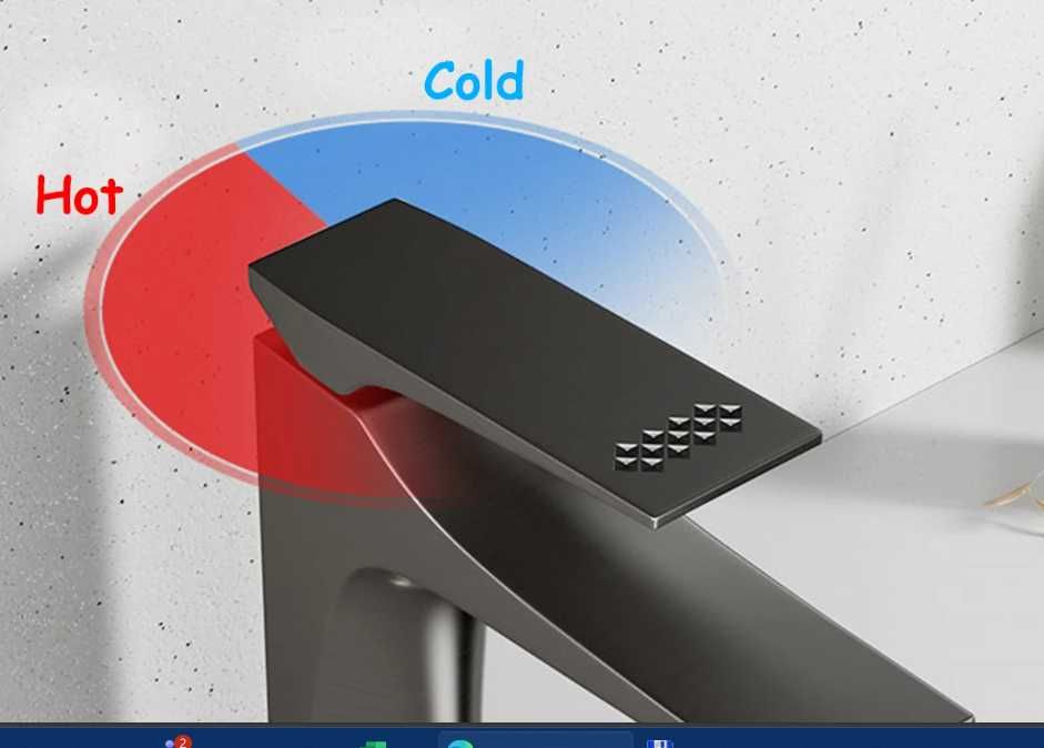 Baterie baie auriu periat motaj pe blat