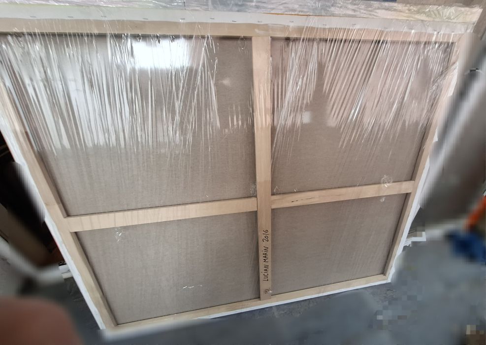 Diptic XXL Original, Pictat & Semnat - Lucian Marin, 2016 - 147x116 cm