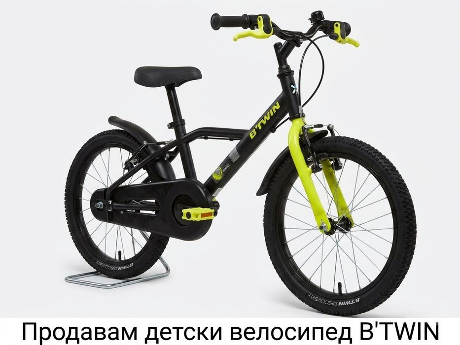 Детски велосипед B'TWIN, 14 цола, много запазен