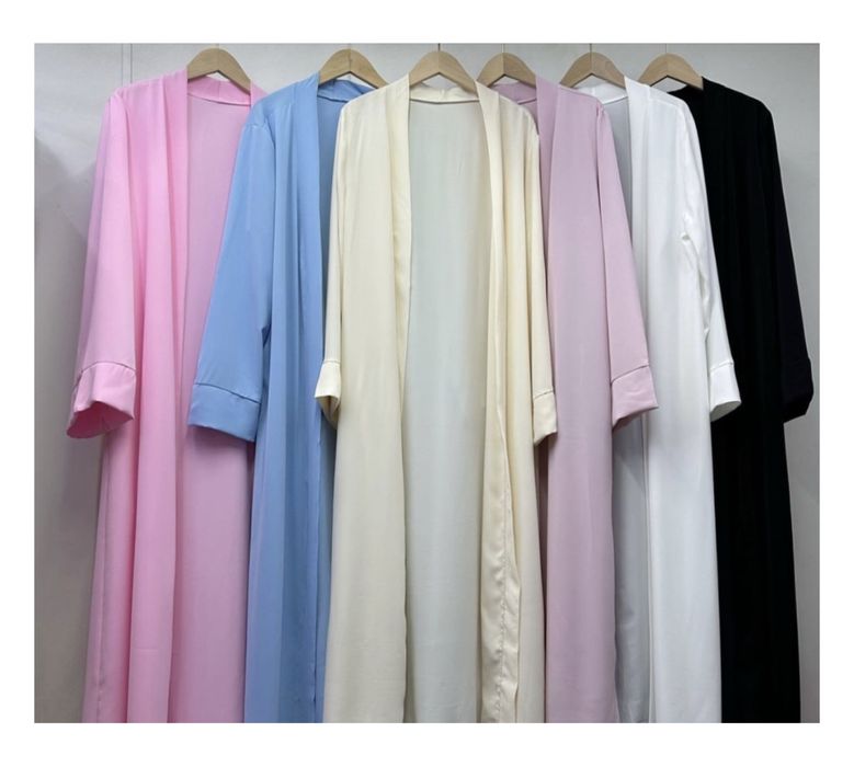 Белая абайка с ременью