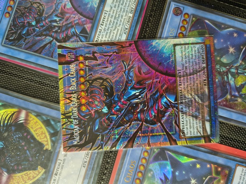 Yugioh ,Magician of dark chaos-black chaos ,Starlight original