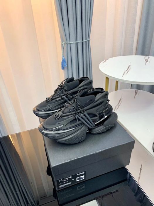 Balmain Unicorn Sneaker "Triple Black"