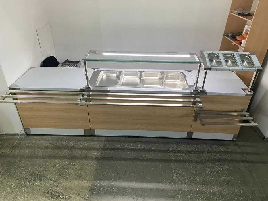 Горячий мармит для столовой