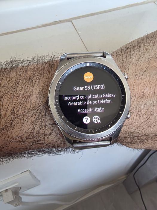Ceas smartwatch Samsung Gear S3 Classic metalic
