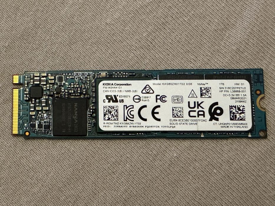 SSD Kioxia XG6 1TB KXG60ZNV1T02