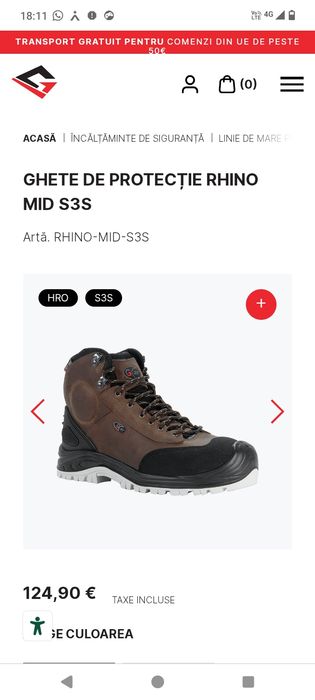 Ghete de iarna safety m43