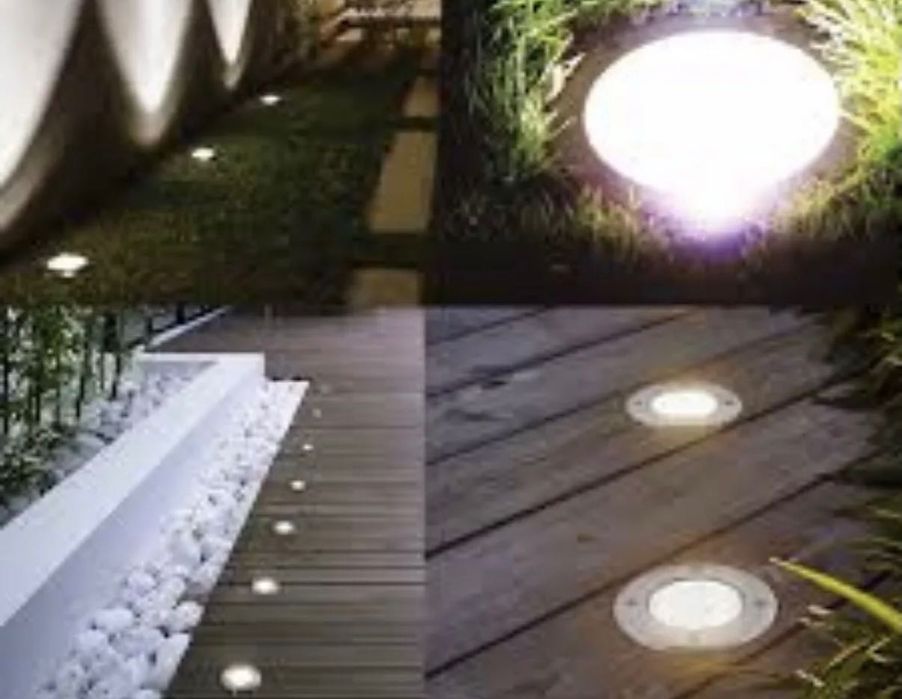 Соларна Градинска Лампа от Неръждаема Стомана 10 Lumens