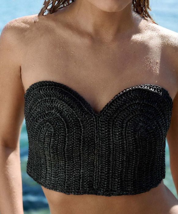 ZARA бюстие Crochet