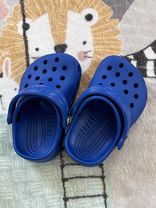 Crocs Littles blue bolt
