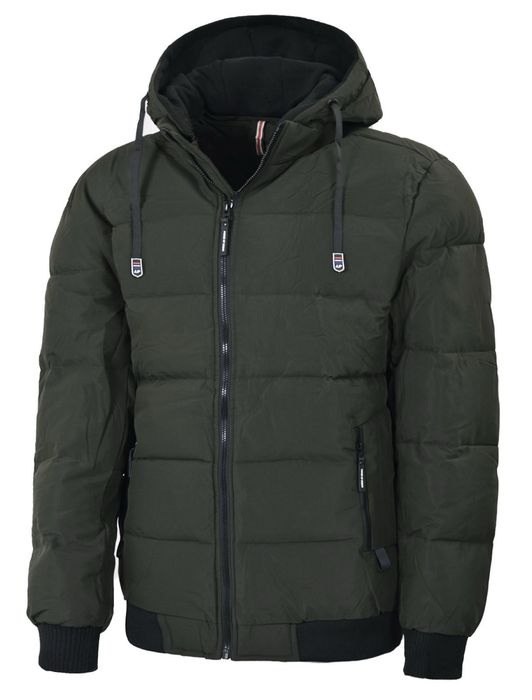 Мъжко зимно яке с качулка