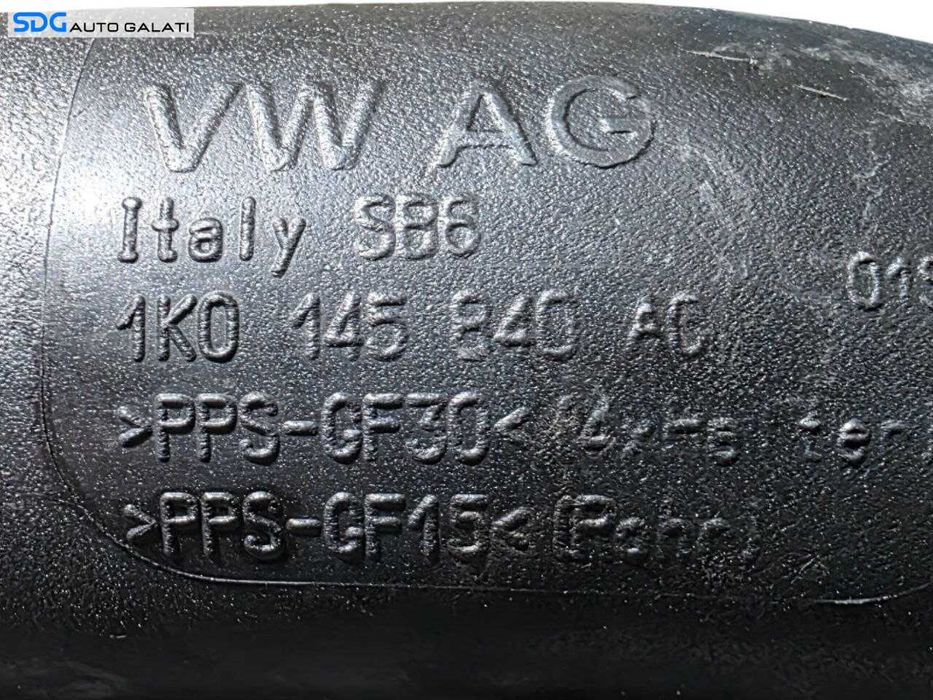 Furtun Conducta Tub Admisie Aer Volkswagen Sharan 2.0 TDI 2010 - 2011 (Prinderi Rupte) Cod 1K0145840AC, 1K0145840AE [N5490]
