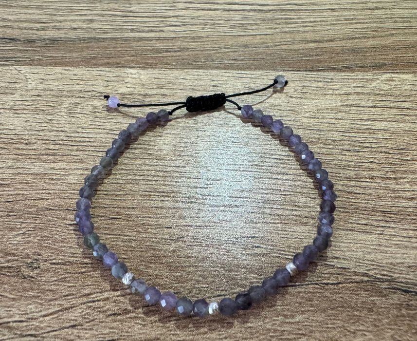 Brățară din Ametist cu Biluțe din Argint 925