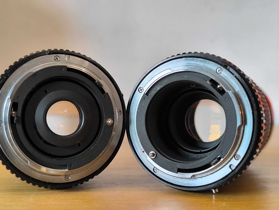 2 броя ръчнофокусни обектива с байонет Fujica-X.