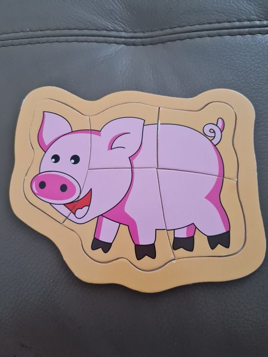 Set 4 puzzle lemn