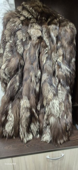 Дамско кожено палто