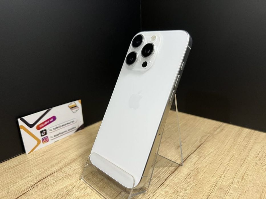 Iphone 16 Pro 128Gb White Titanium Second-Hand 3 ani garanț