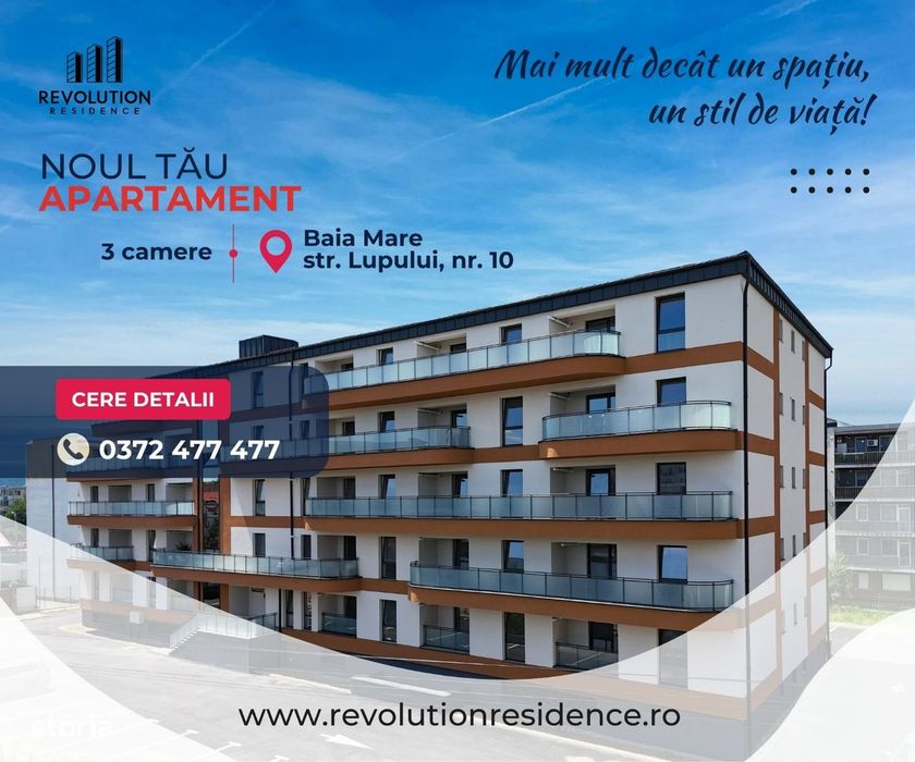 NEW! COMISION 0% - Apartament 3 camere - str. Lupului nr 10, Baia Mare — fotografia 1