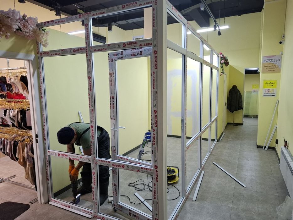 Пластиковые перегородки, окна, откосы ,балконы