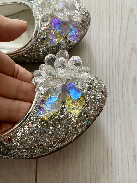 Pantofi stralucitori, superbi,cristale, Cenusareasa, Disney, 20cm