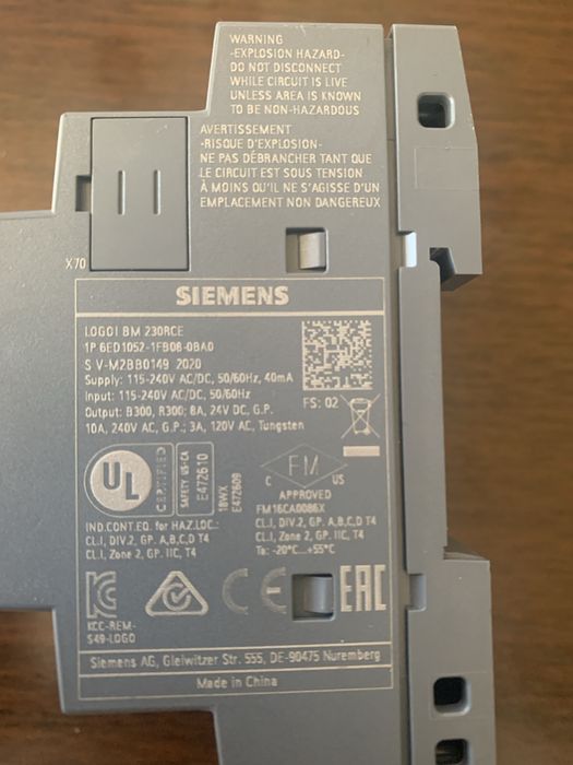 LOGO Siemens контролер