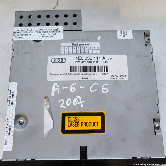 Magazie Cd Audi A6 Iii Allroad (4Fh, C6) [ 2006 - 2011 ] Oem 4E0035111