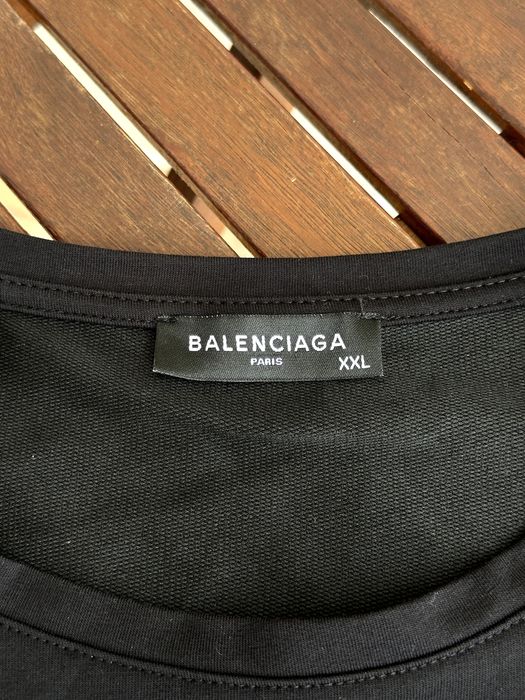 Дамска дълга тениска BALENCIAGA Paris - размер XXL, Отлично състояние
