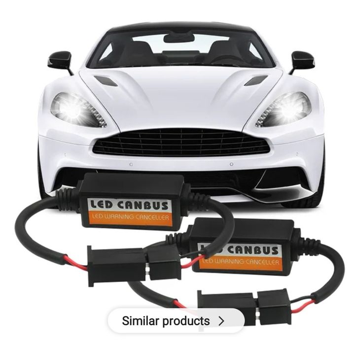 Led canbus декодер за грешка H1,H4,H7.HB3 декодер изгоряла кушка лед