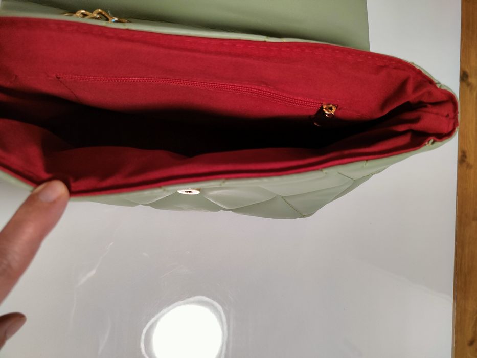 Чанта цвят мента