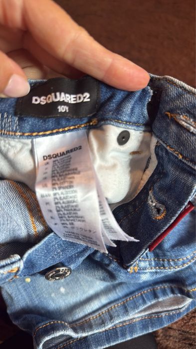 dsquared къси дънки момиче 10 год