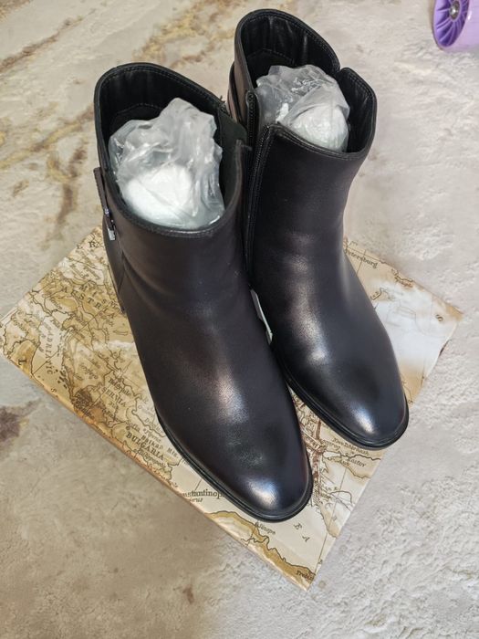 Кожанный осенний обувь