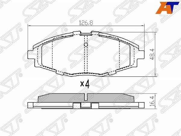 Колодки тормозные Chevrolet LANOS 2005