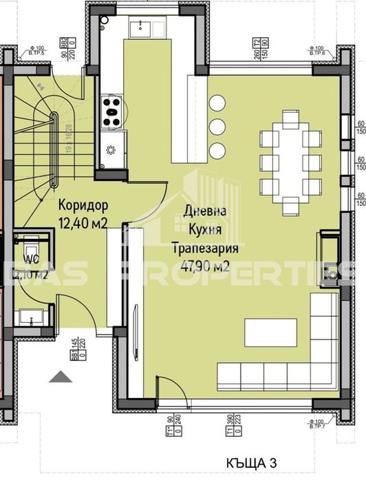 Продава се Къща в с. Панчарево, Област София-град - 261 кв.м за 1999 €/кв.м - Снимка #2