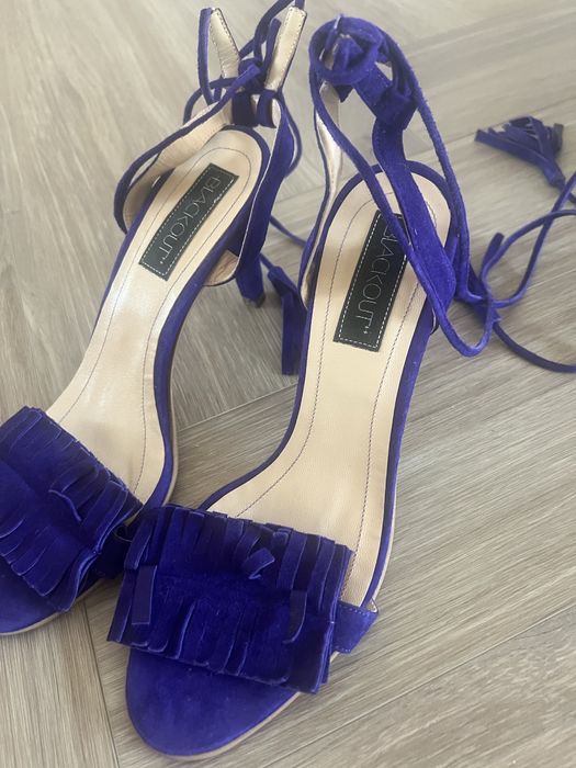 Sandale cu toc piele marime 38,5