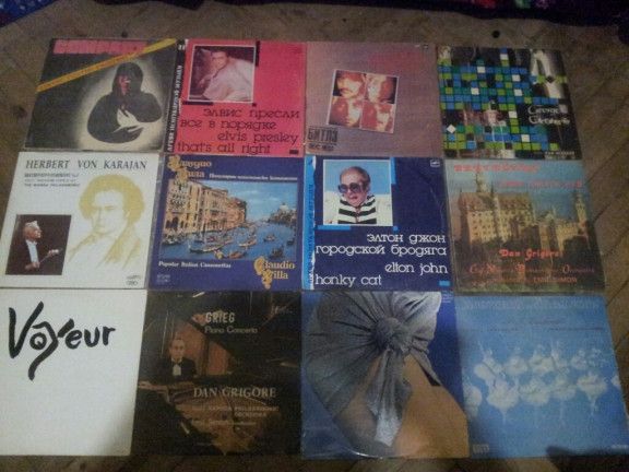 Discuri vinyl  vechi ,diferiți artiști, muzică clasică, folclor,