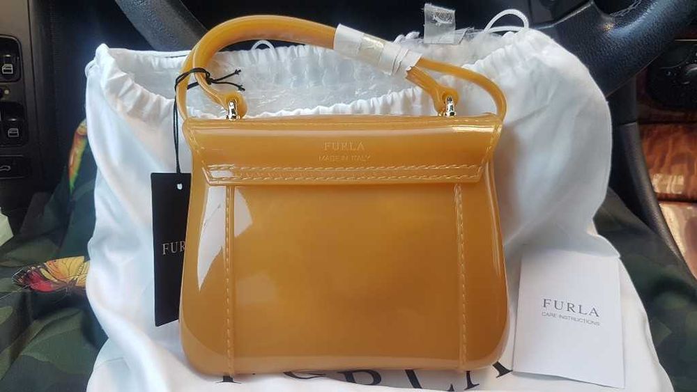 Furla нова лятна ,силиконова,кукленска чанта
