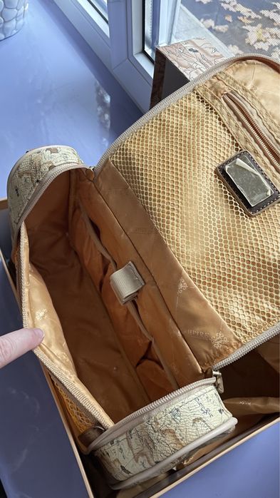 Кожаная барсетка женская