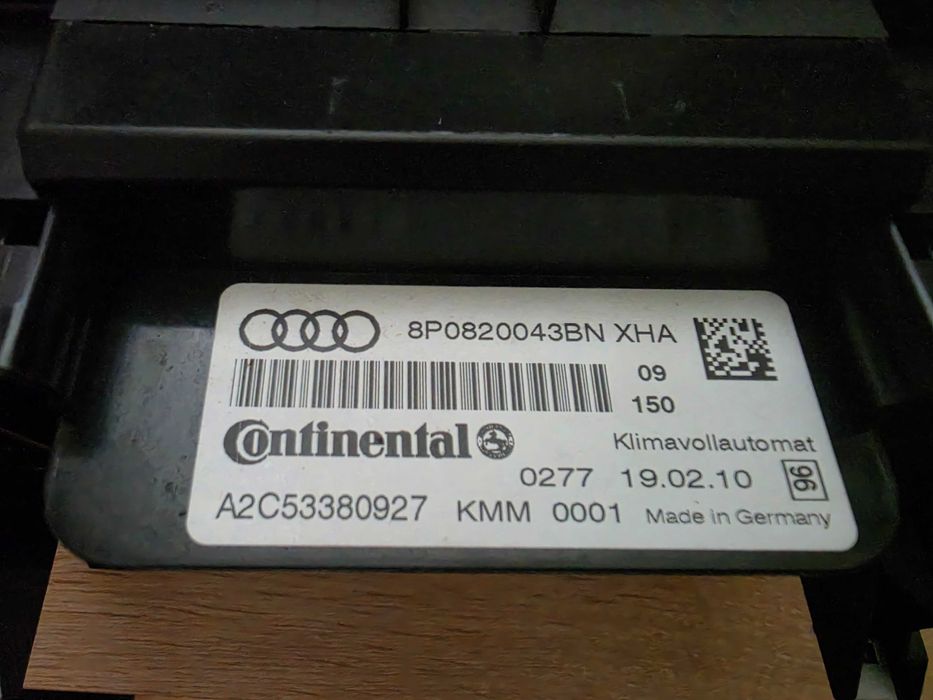Управление климатроник A3 8P Фейслифт