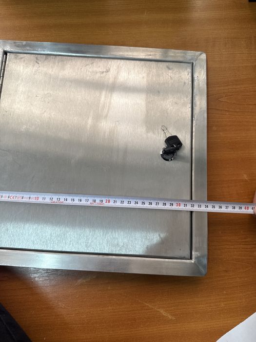 Usa / capac   vizitare inox  34 cm x 34 cm
