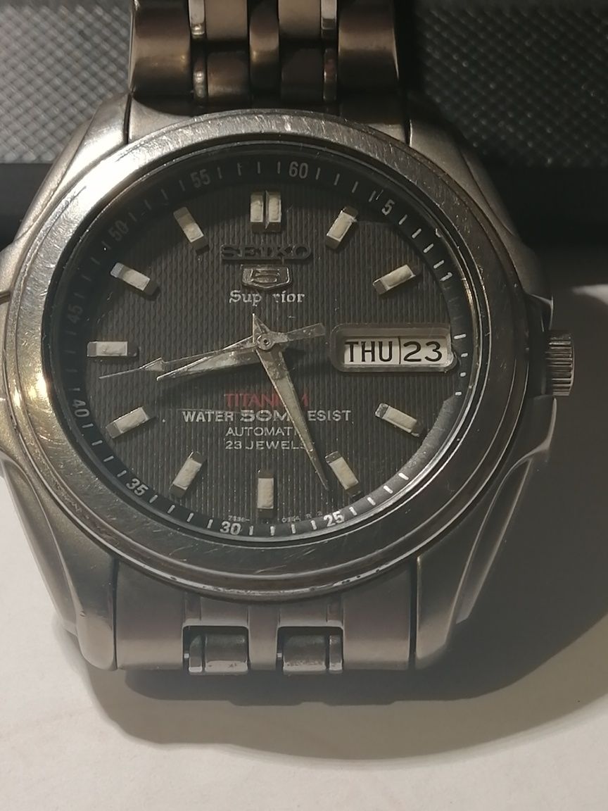 Seiko 5 superior online titanium