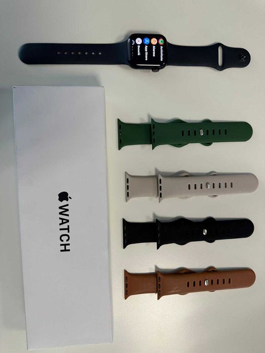 Apple Watch SE Gen 2  | 44 mm Aluminiu  |  Stare excelentă | Factură + Cutie + 4 curele extra