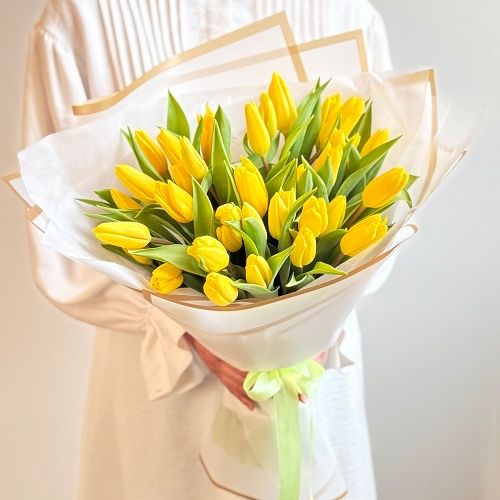Букеты тюлпанов для дорогих дам!