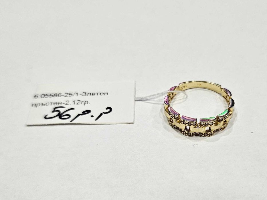 Златен пръстен 2.12гр 05586-25