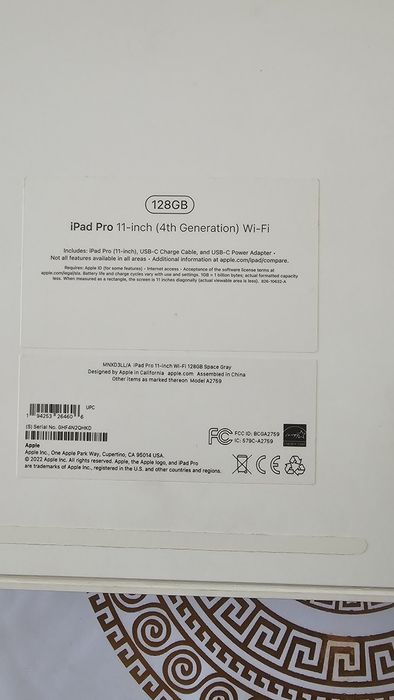 iPad Pro 11-inch (4 th Generation] Wi-Fi