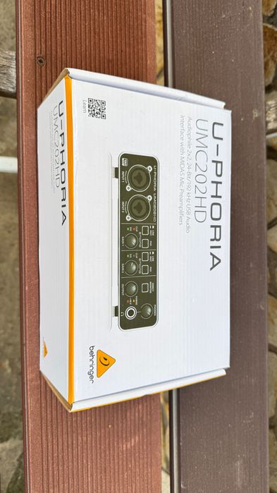 Звукова карта Behringer UMC22 U-Phoria USB  неизползвана !