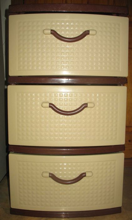 Комод детский пластиковый для игрушек и вещей