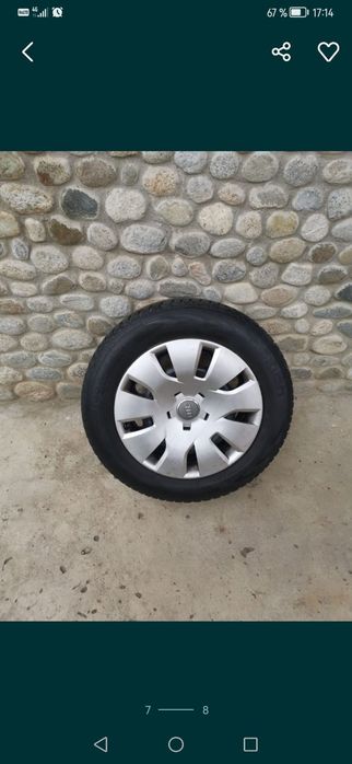 Anvelope iarna Nokian 205/60/r16 cu jante tabla originale + capace