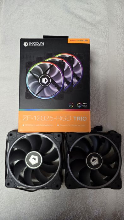 5 Ventilatoare ID-Cooling RGB ZF-12025-RGB TRIO