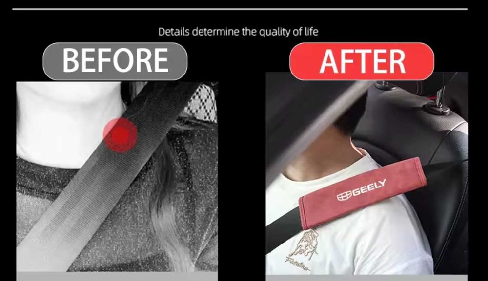 Geely Coolray Starray - protecții centură de siguranță gât / umeri