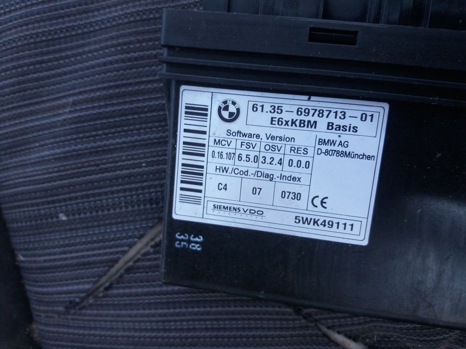 Calculator BMW seria 5 e60 calculatoare seria 5 e60