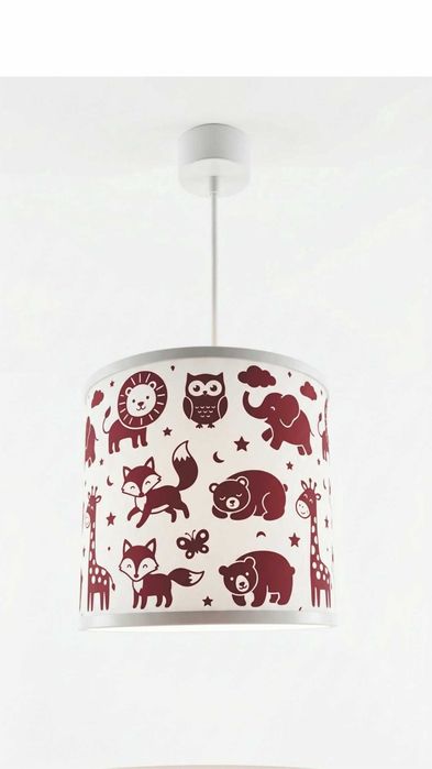 Вълшебен детски пендел лампа за детска стая „приказни герои“ – Мека светлина за щастливи деца!